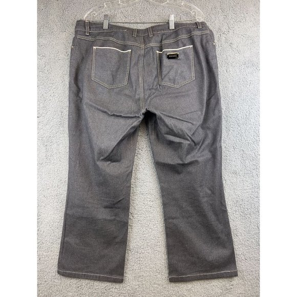 ESCADA Women's Size 46 US 18 Gray Straight Leg Slacks Dress - Picture 2 of 11